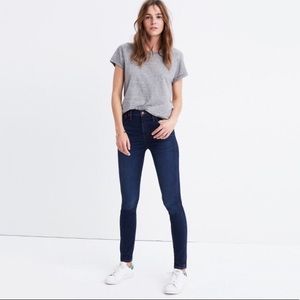 Madewell 10” High-rise Skinny Jeans in Hayes Wash